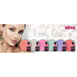 DIVA Gel in a Bottle Lovely Glow Collection 2 - 6x 15 ml met gratis Fineliner