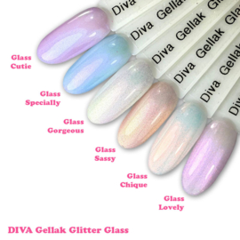 DIVA Gellak Glitter Glass Collection 6x 10 ml  #D