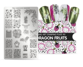 Moyra Stamping Plaat 90 Dragon Fruit