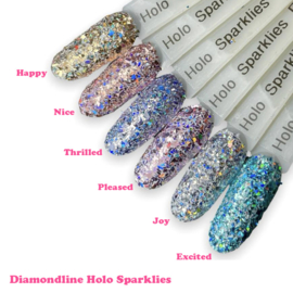 Diamondline Holo Sparklies Happy