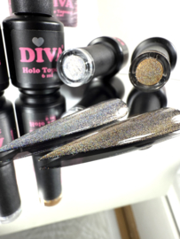 DIVA Holo Topcoat Glow Like a Diva - No Wipe 2x 6 ml