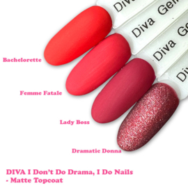 DIVA Gellak I Don't Do Drama, I Do Nails Collection 4x 10 ml  #B