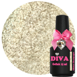 Diva Gellak Glitter Champagne 15ml