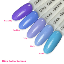 DIVA Gellak Bahia Colores Collection 5x 10 ml  #F
