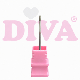 DIVA Diamond Freesbit Flame Red – Extra Fine 4