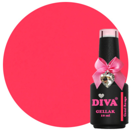 DIVA Gellak Coral Rouge 10 ml  #