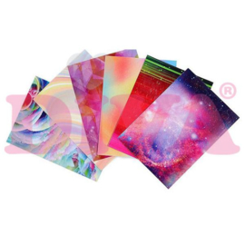 Diva Flame Hologram Stickers 6 Sheets