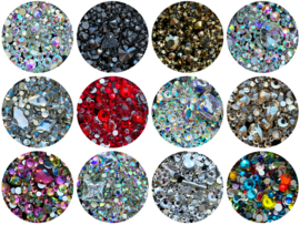 Crystal Facet Strass 3D Flatback