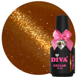 DIVA Gellak Cat Eye Poppy Honey 15 ml