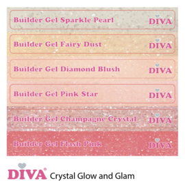 DIVA Builder Gel LOW HEAT Fairy Dust 15 ml