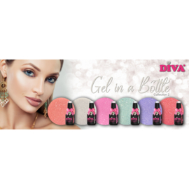 DIVA Gel in a Bottle Lovely Glow Collection 2 - 6x 15 ml met gratis Fineliner