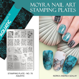 Moyra Stamping Plaat 78 Aquatic