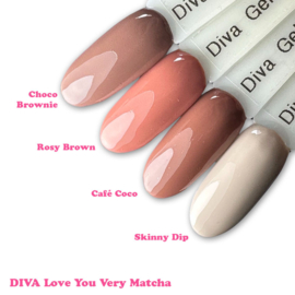 DIVA Gellak Love You Very Matcha Collection 4x 10 ml  #C