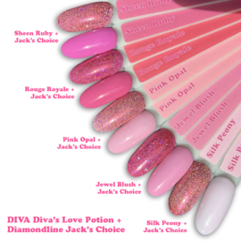 DIVA One Coat Gellak Silk Peony 6 ml  #