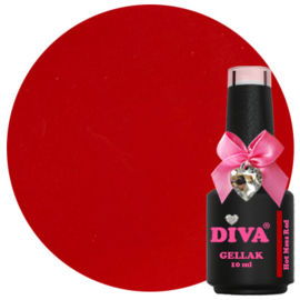 DIVA Gellak Hot Mess Red 10 ml  # D look like Always Lovely
