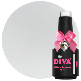 DIVA Milky Glass Topcoat Collection - No Wipe 4x 15ml