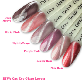 DIVA Gellak Cat Eye Nice Rose 10 ml