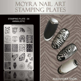 Moyra Stamping Plaat 04 Animalistic