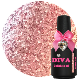 Diva Gellak Glitter Pink 15ml