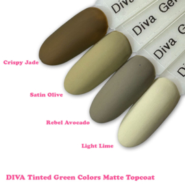 DIVA Gellak Tinted Green Colors Collection 4x 10 ml