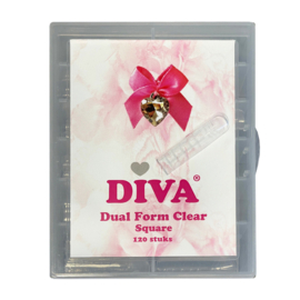 Set DIVA Solid Build it up Gel CLEAR & Diva Dual Forms