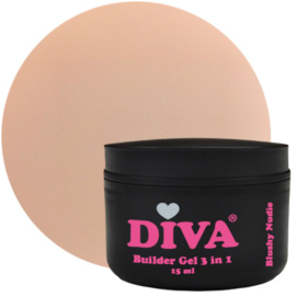 DIVA Builder Gel LOW HEAT 3-in-1 Blushy Nudie 15 ml