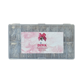 DIVA Dual Form Almond Perfect Smile Line in Tipbox 150 pcs