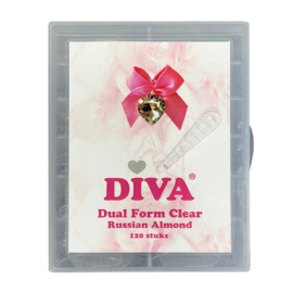 Set DIVA Solid Build it up Gel CLEAR & Diva Dual Forms
