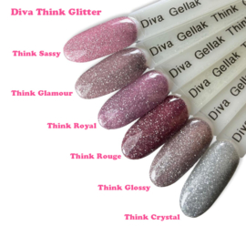 Diva  Gellak Think Glamour 15 ml Reflecterend