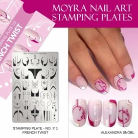 Moyra Stamping Plate 113 French Twist