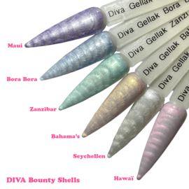 DIVA Gellak Bounty Shells Collection 6x 10 ml