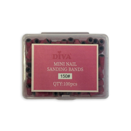 Mini Nail Sanding Bands for Small Mandrel Bit 3mm - 100 pcs - 150#