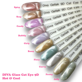 DIVA Gellak Glass Cat Eye 9D Girly