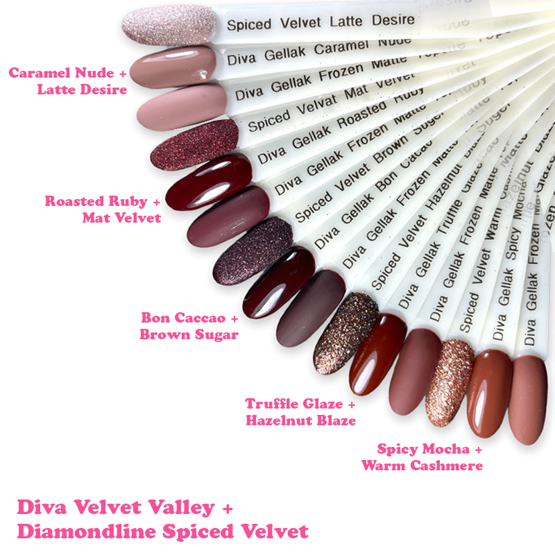 DIVA Gellak Velvet Valley 5x 10 ml  #B