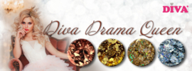 Diamondline Diva Drama Queen Holo Golden Flakes