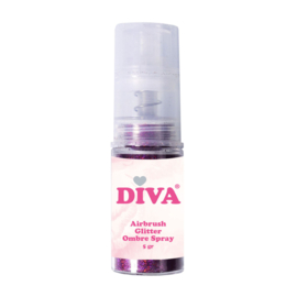 DIVA Airbrush Glitter Colorboom Spray Deep Purple 7