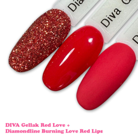 Diamondline Burning Love Red Lips