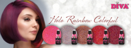 DIVA Gellak Holo Pink 10 ml  #F