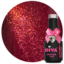 DIVA Gellak Cat Eye Cherry Fever 10 ml  #G