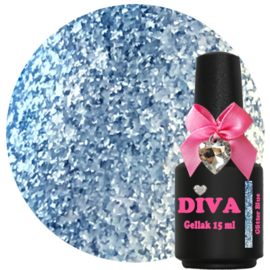Diva Gellak Glitter Blue 15ml