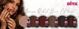 DIVA Gellak Brown Twinkle 10 ml  #B