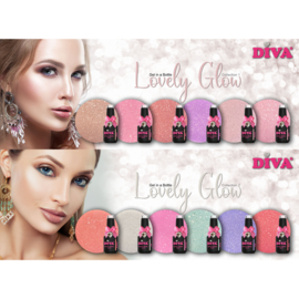 DIVA Gel in a Bottle Lovely Glow Collection 1&2 - 12x 15 ml met gratis Fineliner