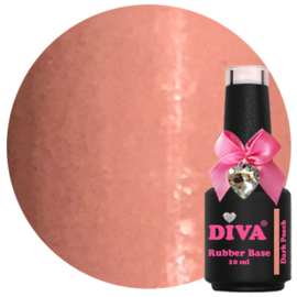 DIVA  Rubber Basecoat Dark Peach 10 ml