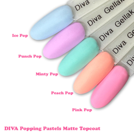 DIVA Gellak Popping Pastels Collection 5x 10 ml  #E