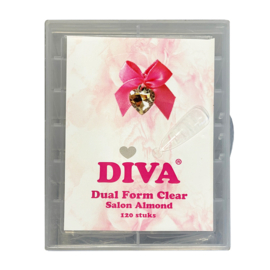 Set DIVA Solid Build it up Gel CLEAR & Diva Dual Forms