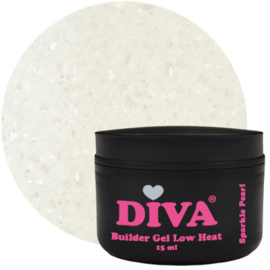 DIVA Builder Gel LOW HEAT Sparkle Pearl 15 ml