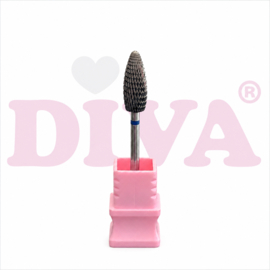 DIVA Carbide Freesbit Conisch Afgerond – Blauw