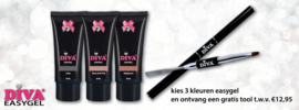 3 Easygel naar keuze + gratis tool t.w.v. €16,95