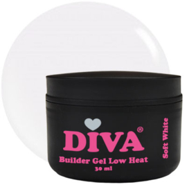 DIVA Builder Gel LOW HEAT Soft White  30 ml