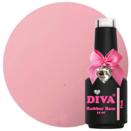 DIVA Rubber Basecoat Pink 15 ml